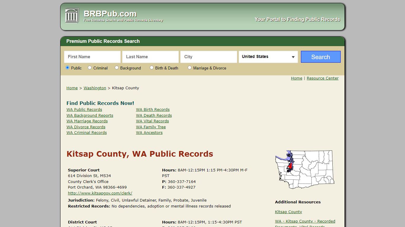 Kitsap County Public Records | Search Washington Government Databases