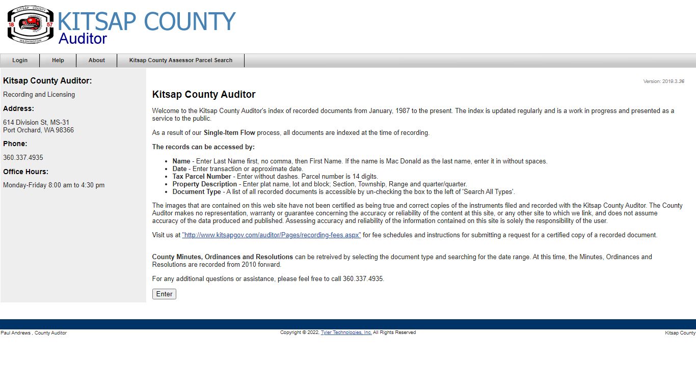 Welcome to Kitsap County Auditor