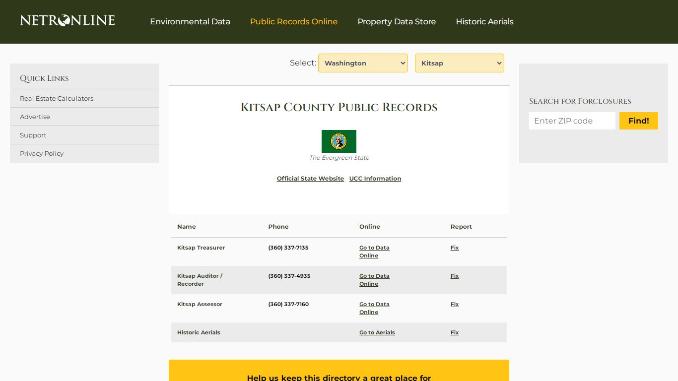Kitsap County Public Records - NETROnline.com
